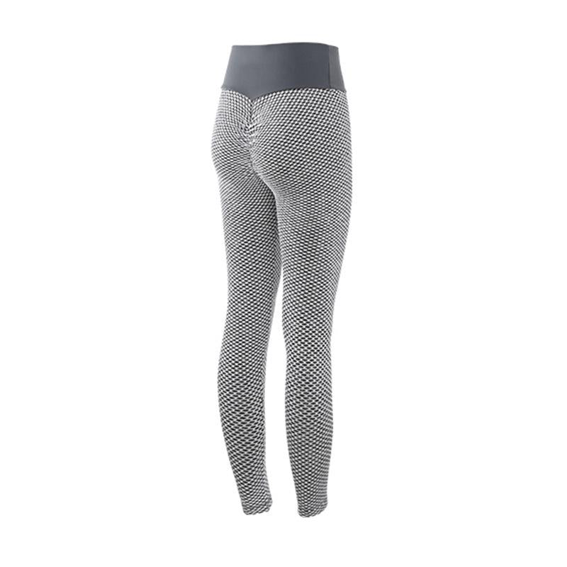 Plaid Leggings Fitness Yoga Pants Women'S Seamless High Waist Leggings Breathable Gym